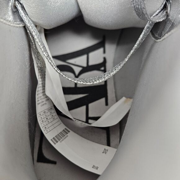 ZARA Rhinestone Roller Skates Limited Edition Four Wheels Sz 7.5 Silver Sparkle - Picture 9 of 11